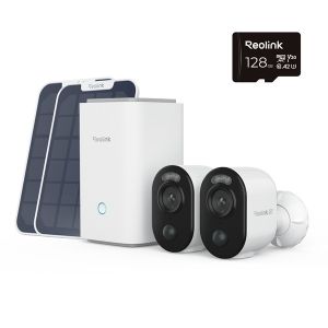 Reolink Home Hub1 + 2x B350 + Zonnepaneel